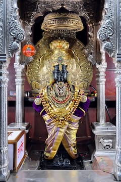 Photo : विठुरायाची सुवर्ण दिवाळी, अनमोल दागिन्यातील देवाचे लोभस रूप