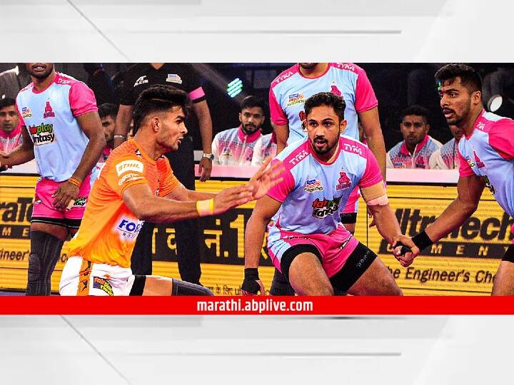 PKL 9: Puneri Paltan cruise past Jaipur Pink Panthers, win 32-24 in Bengaluru PKL 9: पुणेरी पलटणचा सलग चौथा विजय, जयपूर पिंक पँथर्सला 32-24 नमवलं; अस्लमची जबरदस्त खेळी