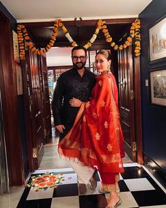 Diwali 2022: Kareena Kapoor, Saif Ali Khan Pose With Taimur As Jeh Throws Tantrum, See Pics