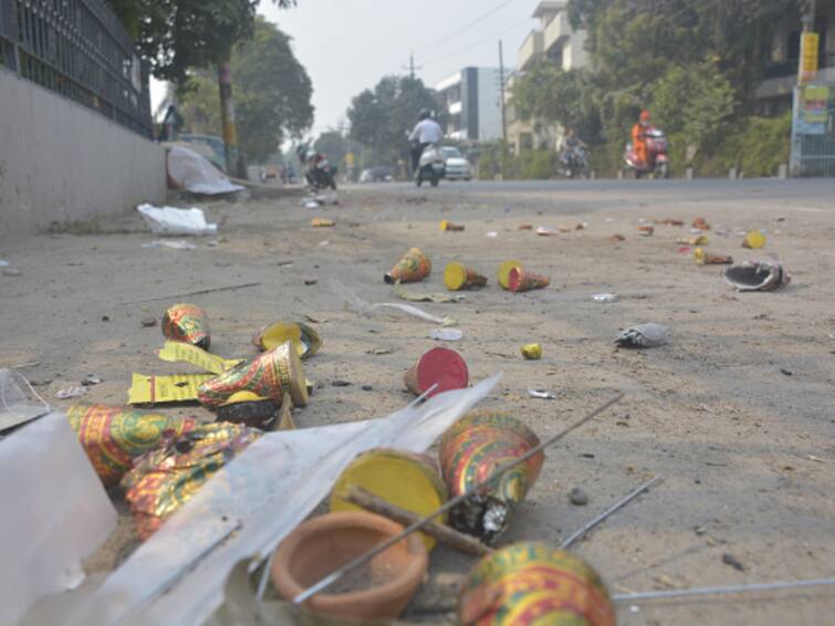 Firecracker Waste Seen In Different Areas In Delhi After Diwali Celebrations Despite Ban Firecracker Waste Seen In Different Areas In Delhi After Diwali Celebrations Despite Ban