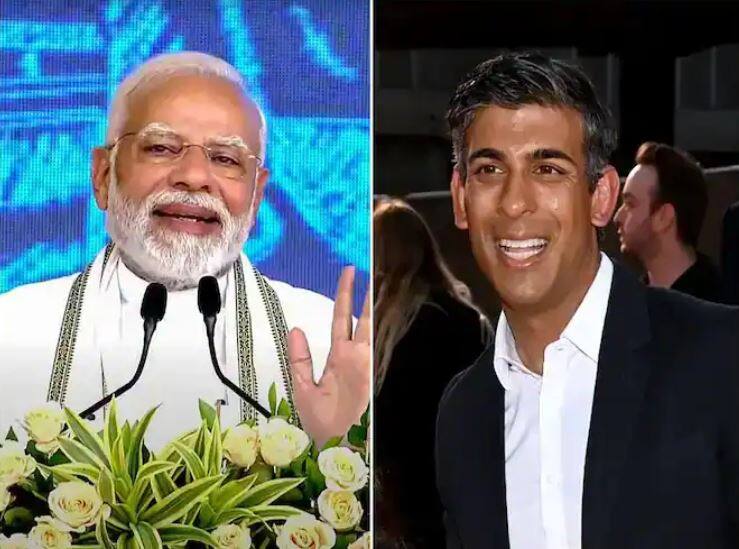 pm narendra modi tweets and congratulates uk pm designate rishisunak will work together PM ਮੋਦੀ ਨੇ ਰਿਸ਼ੀ ਸੁਨਕ ਨੂੰ ਬ੍ਰਿਟੇਨ ਦਾ ਪੀਐੱਮ ਬਣਨ 'ਤੇ ਦਿੱਤੀ ਵਧਾਈ, ਕਿਹਾ- ਹੁਣ ਮਿਲ ਕੇ ਕਰਾਂਗੇ ਕੰਮ