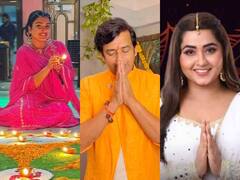 Aamrapali Dubey से लेकर Kajal Raghwani तक, भोजपुरी सितारों पर यूं चढ़ा दिवाली का खुमार