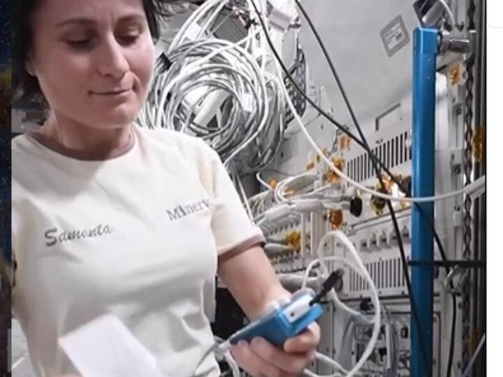 European Space Agency Share a video from ISS where they cleaning machine Watch: स्पेस में अंतरिक्ष यात्री कैसे करते हैं सफाई? देखें वीडियो