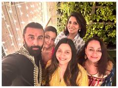Ranbir Kapoor, Alia Bhatt Celebrate First Diwali After Wedding, Neetu Kapoor Joins Them