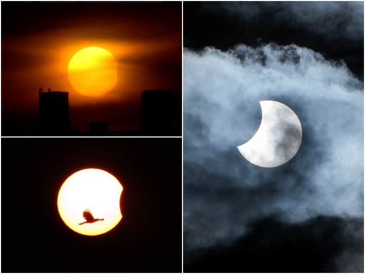 Surya Grahan 2022: देश और दुनिया में मंगलवार (25 अक्टूबर) को सूर्य ग्रहण दिखाई दिया. सूर्य ग्रहण सबसे पहले आइसलैंड में भारतीय समय के अनुसार दोपहर 2 बजकर 29 मिनट से ग्रहण शुरू हुआ.