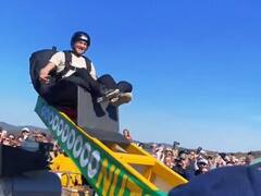 Viral Video: 'Human Catapult' Launches US Man Off Bridge Into River