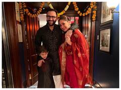 Diwali 2022: Kareena Kapoor, Saif Ali Khan Pose With Taimur As Jeh Throws Tantrum, See Pics
