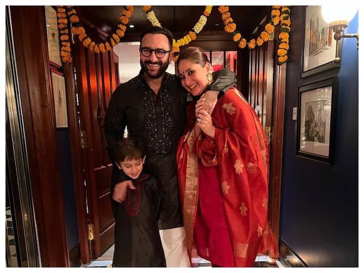Kareena Kapoor Khan took to Instagram to share a glimpse of her Diwali celebrations with her family.