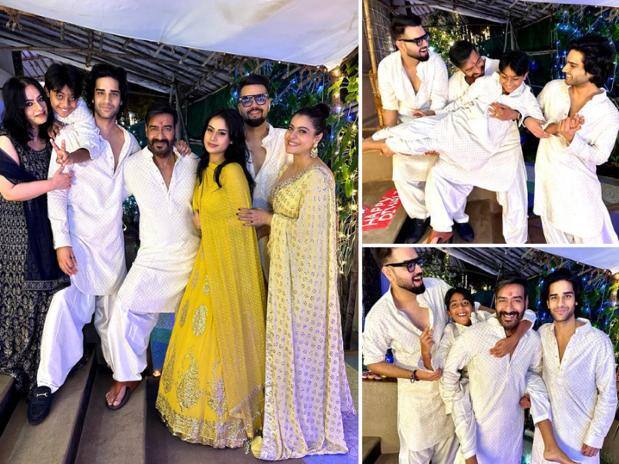 Ajay Devgn Diwali Pics: बॉलीवुड सुपरस्टार अजय देवगन ने अपनी फैमिली के साथ दिवाली का जश्न बडे़ ही धूमधाम से मनाया है. इस दौरान ने अजय ने लेटेस्ट तस्वीरों को सोशल मीडिया पर शेयर किया है.