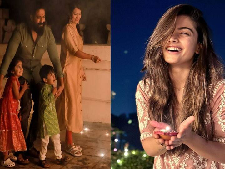 Tollywood Diwali Pics: बॉलीवुड से लेकर टॉलीवुड फिल्म इंडस्ट्री के सितारों ने जमकर दिवाली का त्योहार मनाया. सोशल मीडिया पर लगातार सितारे इस त्योहार की तस्वीरें शेयर कर फैंस का उत्साह बढ़ा रहे हैं.