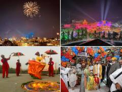 Diwali 2022: शाही अंदाज में मनाई गई मेवाड़ की दीपावली, रोशनी से जगमग दिखे बाजार, तस्वीरों में देखें भव्य नजारा