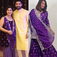 Mom-To-Be बिपाशा बसु-देबिना बनर्जी ने दिवाली पर पहना पर्पल शरारा, एथनिक लुक में फ्लॉन्ट किया प्रेग्नेंसी ग्लो