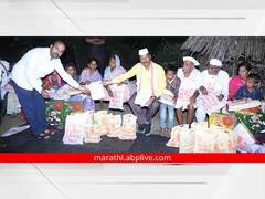 PHOTO: कृषिमंत्री अब्दुल सत्तारांनी साजरी केली शेतकरी कुटुंबासोबत दिवाळी