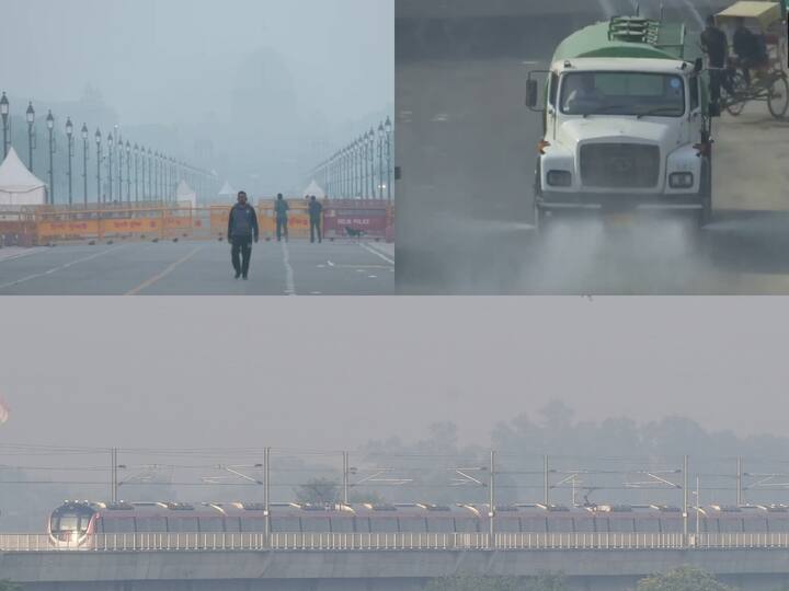 Delhi's air quality dropped to the 'very poor' category after Diwali celebrations as firecrackers were burst despite an absolute ban.