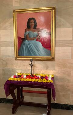 Diwali in white house: வெள்ளை மாளிகையில்  தீபாவளி கொண்டாட்டம்; லேட்டஸ்ட் கிளிக்ஸ்!