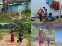 बलरामपुर: जल जीवन मिशन योजना का नहीं मिल रहा लाभ, ग्रामीण कुएं का पानी पीने को मजबूर