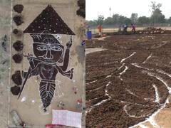 भरतपुर में बना 108 फीट लंबा गोवर्धन, मंत्री विश्वेंद्र सिंह ने किया निरीक्षण