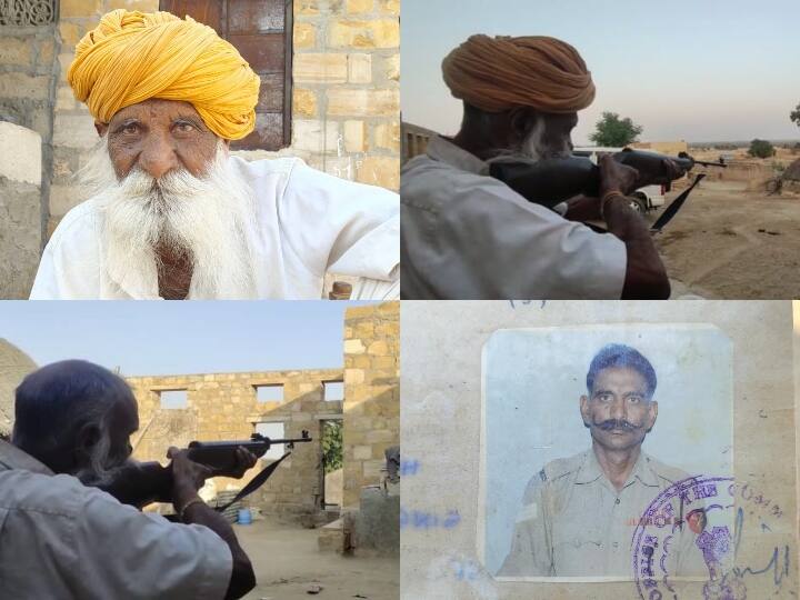 Jaisalmer 80 year old BSF jawan Chandan Singh impeccable shooting inspiration for youth ANN Jaisalmer News: 80 साल के इस रिटायर्ड जवान ने लूटी वाहवाही, चंदन सिंह की अचूक निशानेबाजी की हो रही चर्चा