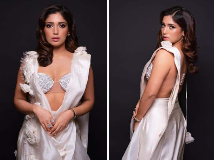 Bhumi Pednekar Latest Pics: बी टाउन एक्ट्रेस भूमि पेडनेकर की लेटेस्ट तस्वीरें सोशल मीडिया पर सामने आई हैं. इन फोटो में भूमि पेडनेकर एक अतरंगी ड्रेस पहनी हुईं दिखाई दे रही हैं.