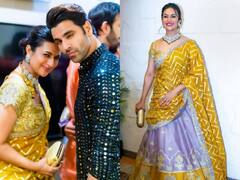 Divyanka Tripathi Diwali Pics: दिवाली पर गोल्डन लहंगे में चमकती दिखीं दिव्यांका त्रिपाठी, पति के साथ शेयर की खूबसूरत तस्वीरें