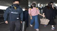 Aishwarya Rai Bachchan: ਐਸ਼ਵਰਿਆ ਰਾਏ ਧੀ ਆਰਾਧਿਆ ਤੇ ਪਤੀ ਅਭਿਸ਼ੇਕ ਨਾਲ ਏਅਰਪੋਰਟ ਤੇ ਆਈ ਨਜ਼ਰ, ਦੇਖੋ ਖੂਬਸੂਰਤ ਤਸਵੀਰਾਂ