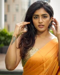 Eesha Rebba: బంగారు వర్ణం చీరలో తళుక్కుమన్న తెలుగింటి అందం