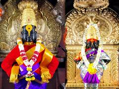 Diwali: दिवाळी पाडव्यानिमित्त विठ्ठल रुक्मिणी मंदिरात आकर्षक फुलांची सजावट, पाहा खास फोटो