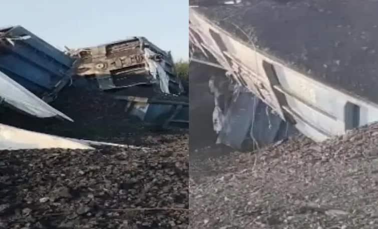 Jharkhand Train Accident: A major train accident in Koderma, Jharkhand, 53 wagons of goods train derailed Jharkhand Train Accident: ઝારખંડના કોડરમામાં મોટો ટ્રેન અકસ્માત, માલગાડીના 53 ડબ્બા પાટા પરથી ઉતરી ગયા