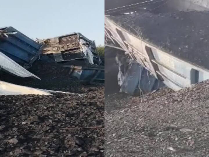 Jharkhand Major train accident in Koderma 53 wagons of goods train derailed Jharkhand Train Accident: झारखंड के कोडरमा में बड़ा ट्रेन हादसा, मालगाड़ी के 53 डिब्बे पटरी से उतरे