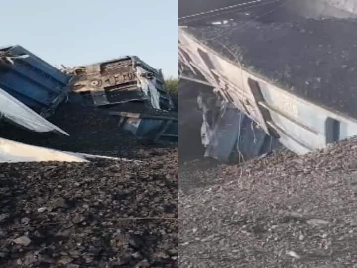 Jharkhand Major train accident in Koderma 53 wagons of goods train derailed Jharkhand Train Accident: झारखंड के कोडरमा में बड़ा ट्रेन हादसा, मालगाड़ी के 53 डिब्बे पटरी से उतरे