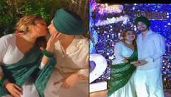 ਵਿਆਹ ਦੀ ਵਰ੍ਹੇਗੰਢ ਅਤੇ ਦੀਵਾਲੀ ਦੇ ਜਸ਼ਨ 'ਚ ਰੋਮਾਂਟਿਕ ਹੋਈ ਨੇਹਾ ਕੱਕੜ, ਪਤੀ ਰੋਹਨ ਨੂੰ ਕੀਤੀ ਸ਼ਰੇਆਮ Kiss