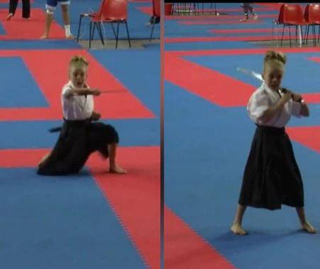 have you ever seen such martial arts combined with sword fighting you will be stunned to see the talent of the girl Amazing Video: ਕੀ ਤੁਸੀਂ ਕਦੇ ਅਜਿਹਾ ਤਲਵਾਰਬਾਜੀ ਦੇਖੀ ਹੈ? ਕੁੜੀ ਦਾ ਟੈਲੇਂਟ ਦੇਖ ਤੁਸੀਂ ਵੀ ਰਹਿ ਜਾਵੋਗੇ ਦੰਗ