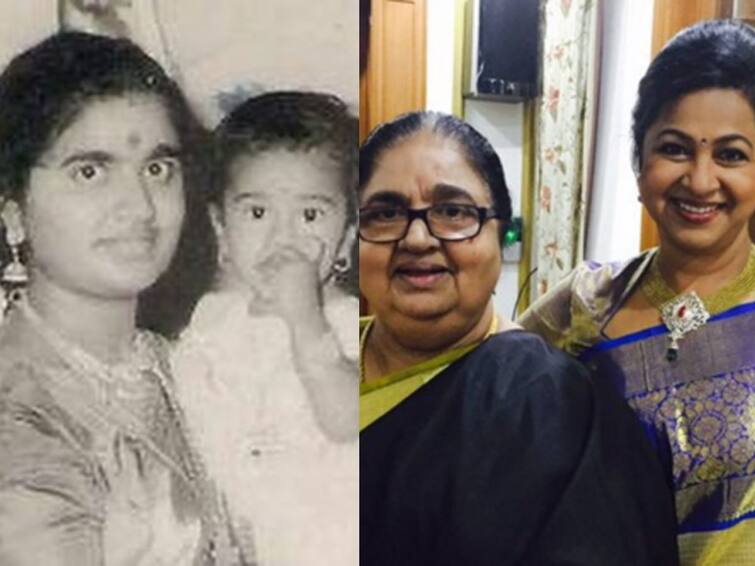 Raadhika Sarathkumar posting Happy birthday to my mother, the real iron woman and an inspiration on her mom's birthday ‛ஹேப்பி பர்த்டே அம்மா…’ தாய் பிறந்தநாளுக்கு ராதிகா வெளியிட்ட உருக்கமான பதிவு!