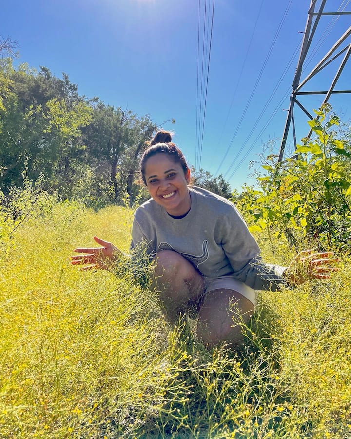 యాంకర్ అనసూయ అమెరికాలో ఎంజాయ్ చేస్తున్నది.Photo Credit: Anasuya Bharadwaj/Instagram