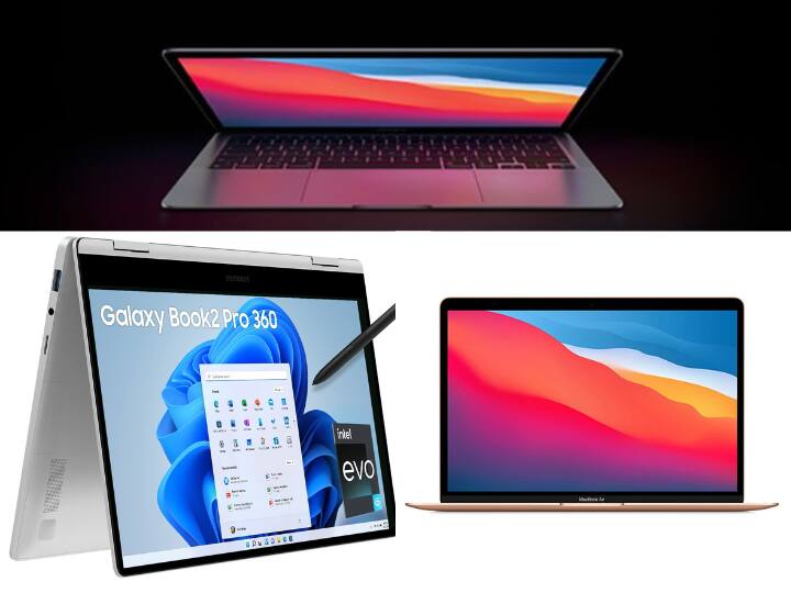 Amazon Sale On Apple MacBook Air Price Features Samsung Galaxy Book2 Pro Price Features Samsung Galaxy Book2 Or MacBook Which Is Better? अमेजन की सबसे शानदार लैपटॉप डील, MacBook और Samsung Galaxy Book2 पर आ गया बंपर डिस्काउंट