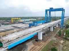 भारत की पहली बुलेट ट्रेन के ट्रैक की तस्वीर सामने आई, वीडियों में भी देखें क्या है खास