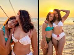 Ileana D Cruz Pics: व्हाइट बिकिनी में दिखा इलियाना डिक्रूज का मदमस्त अंदाज, समंदर किनारे फ्रेंड्स के साथ चिल करती आईं नजर