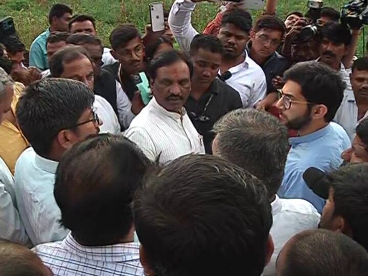 राज्यात ओला दुष्काळ जाहीर करा, अशी मागणी आदित्य ठाकरे यांनी राज्य सरकारकडे केली.