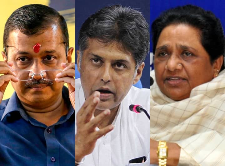 BSP and Congress leader Manish Tewari demand Bhimrao Ambedkar photo on notes after Arvind Kejriwal Maa Laxmi and Ganesha photo Note Photo Controversy: नोटों पर फोटो की सियासत तेज, अरविंद केजरीवाल और कांग्रेस के बाद BSP ने रखी नई मांग