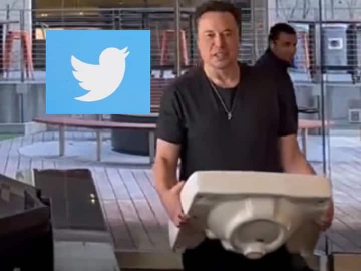 Elon Musk makes splashy visit to Twitter headquarters carrying sink, check details Elon Musk Visits Twitter HQ: సింక్‌ చేత బట్టి ట్విట్టర్‌ ఆఫీస్‌లో తిరిగిన ఎలాన్‌ మస్క్‌ - దీని అర్ధమేంటో ఊహించగలరా?