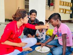 Ditipriya Roy: জন্মদিনের পরে ভাইফোঁটা উদযাপনও পথশিশুদের সঙ্গে, দিতিপ্রিয়া অন্যরকম উৎসব-যাপন