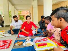 Ditipriya Roy: জন্মদিনের পরে ভাইফোঁটা উদযাপনও পথশিশুদের সঙ্গে, দিতিপ্রিয়া অন্যরকম উৎসব-যাপন