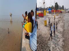 छठ घाटों पर अधूरी व्यवस्था, दो फीट दलदल में फंस रहे लोग, आग बबूला हुईं नगर उपायुक्त शीला ईरानी