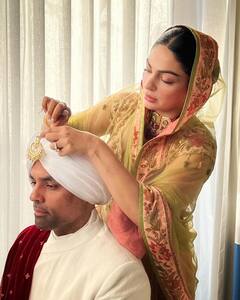 Actress Rubina Bajwa Gets Married To Gurbaksh Chahal In Mexico, See Wedding Pics