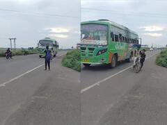 Funny Video: ਵਿਅਕਤੀ ਨੇ ਹੱਥ ਦੇ ਕੇ ਰੋਕੀ ਬੱਸ, ਫਿਰ ਜੋ ਹੋਇਆ, ਉਹ ਦੇਖ ਕੇ ਹੱਸ-ਹੱਸ ਕਮਲੇ ਹੋ ਜਾਓਗੇ ਤੁਸੀਂ