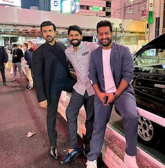 Ram Charan Shares Pictures Of Good Times With Rajamouli, Junior NTR In Japan