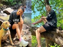 Pics: પોતાના આ ક્યૂટ પાર્ટનર સાથે વેકેશન પર છે Shehnaaz Gill, ક્યારેક ઝરણાં પાસે તો ક્યારેક વૃક્ષ પર બેસેલી દેખાઇ