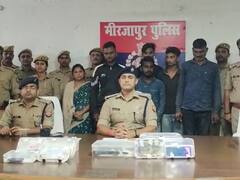 Mirzapur में वाराणसी जा रही कार लेकर भागे 6 चोर, पुलिस ने पीछा कर बिहार से दबोचा