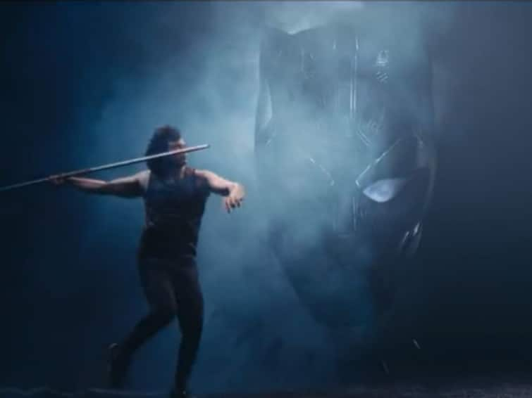 Neeraj Chopra features in Black Panther Wakanda Forever’s promotional teaser watch video Neeraj Chopra Video : 'यावेळी भाला उचललाय ब्लॅक पँथरसाठी,' भारताचा गोल्डन बॉय नीरज चोप्रा ब्लॅक पँथरच्या टीझरमध्ये