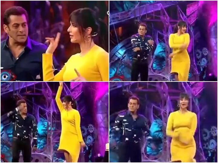 bigg boss 16  Salman Khan danced with Katrina Kaif on Tip-Tip Barsa Pani watch video Bigg Boss 16: कैटरीना कैफ के साथ जमकर झूमे  Salman Khan, 'टिप-टिप बरसा पानी' सॉन्ग से फ्लोर पर लगाई आग